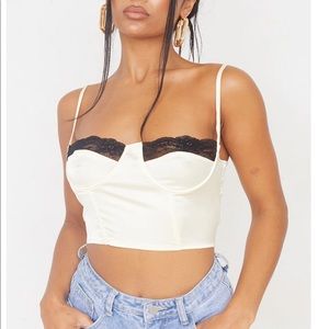 Pretty little thing silk corset